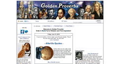 Desktop Screenshot of goldenproverbs.com